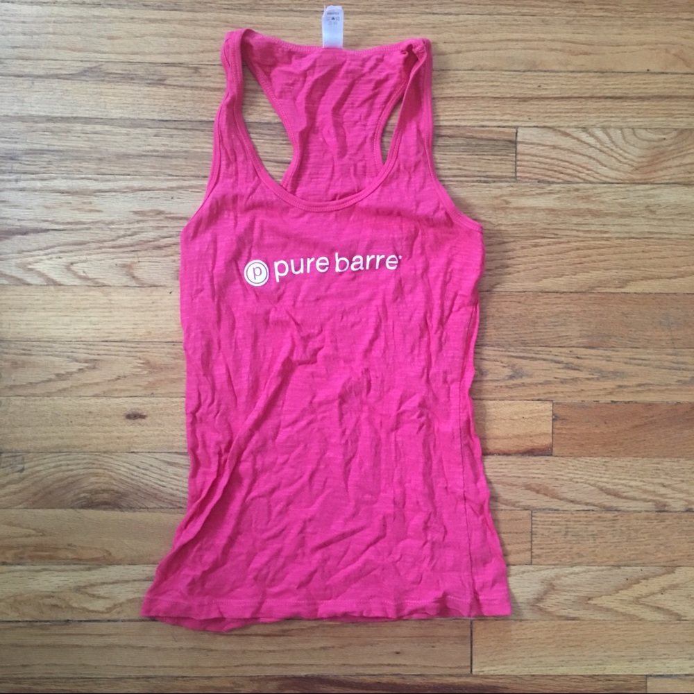 Pink Pure Barre tank top